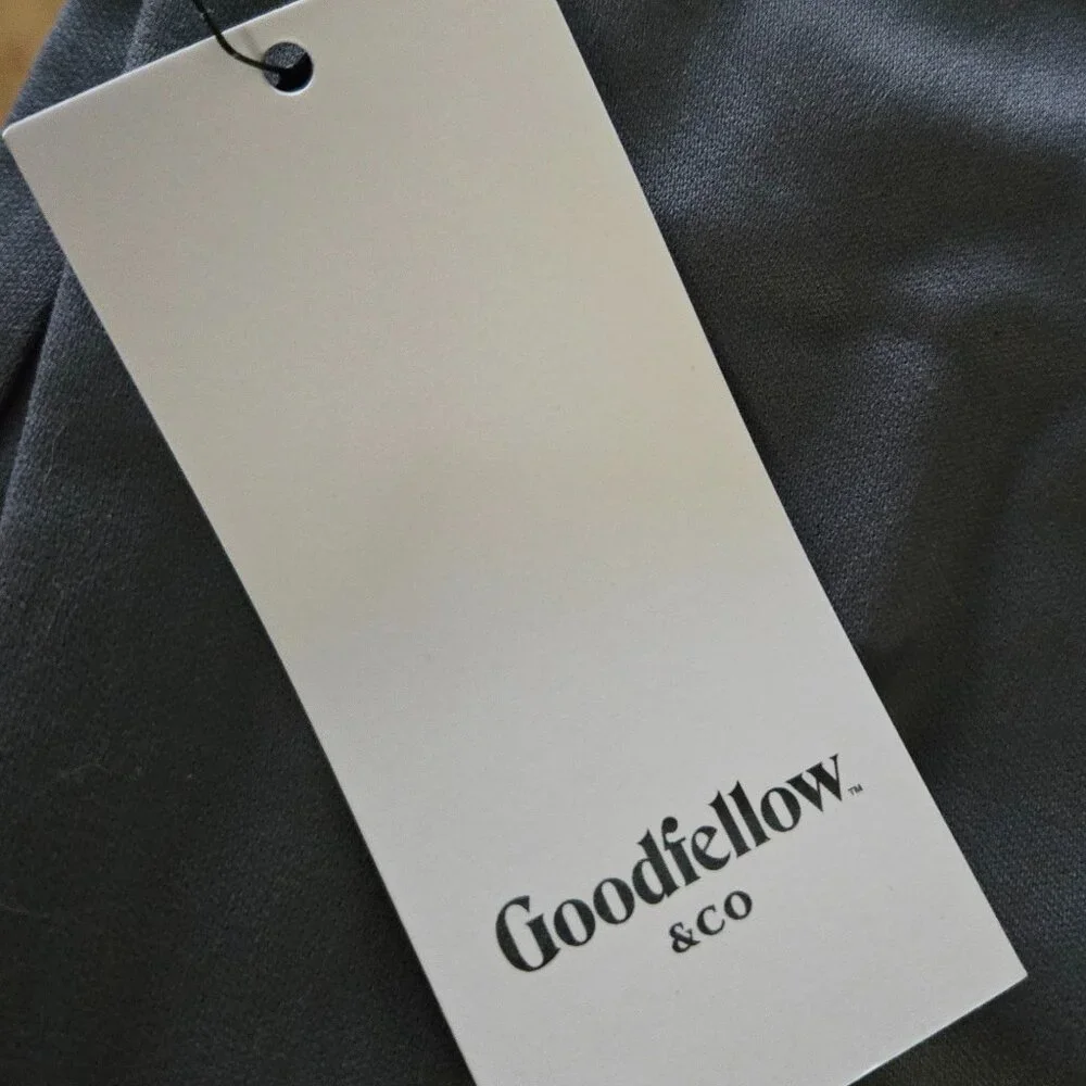 NWT Goodfellow & Co Extended Tab Pleated Dress Trousers Steel Gray 40x30 $35